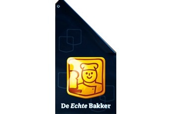 Echte Bakker Hoekvlag (zwart)